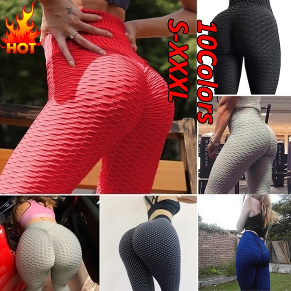 Scrunch Booty Lift! Compression Legging - Hot Red