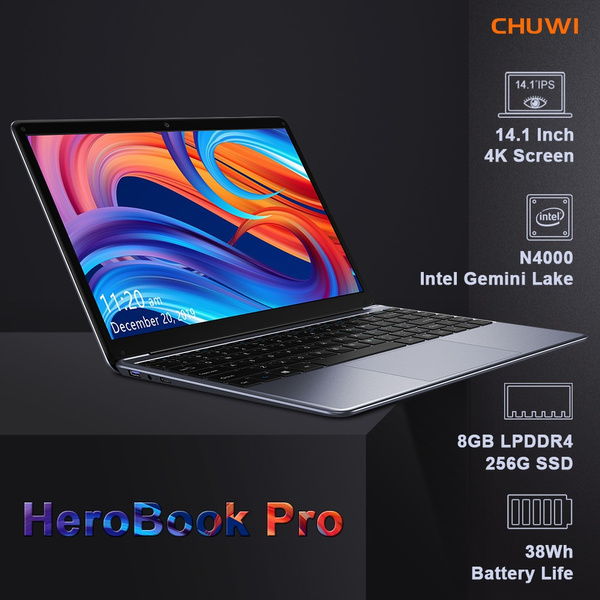 CHUWI 2020 14.1 Inch Laptop HeroBook Pro Win10 OS Intel N4020 CPU 8GB ...