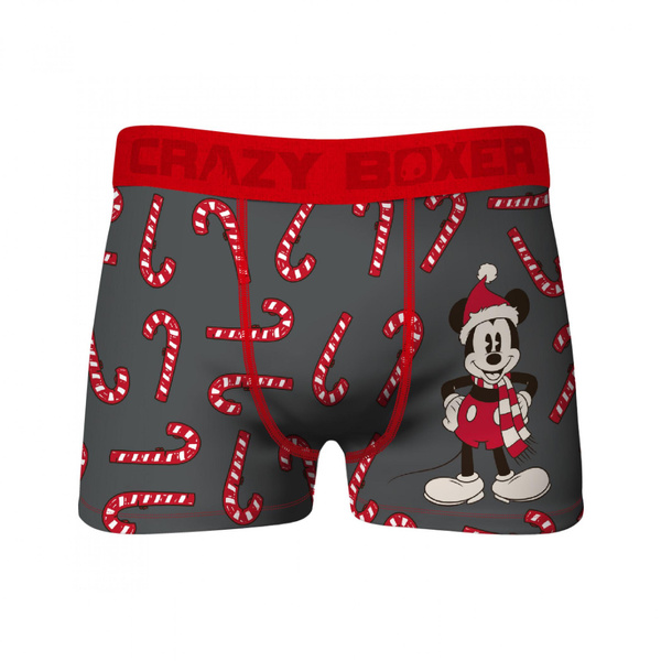 Mickey Mouse and Candy Canes Men's Underwear Boxer Briefs | Wish