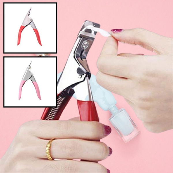 Buy Professional Acrylic Nail Clipper Fake False Nails Tip Cutter Nail  Trimmer for Artificial Nail Manicure Pedicure Sharp Rustproof Nail Art Tool  Home DIY Use Black Online at Low Prices in India 
