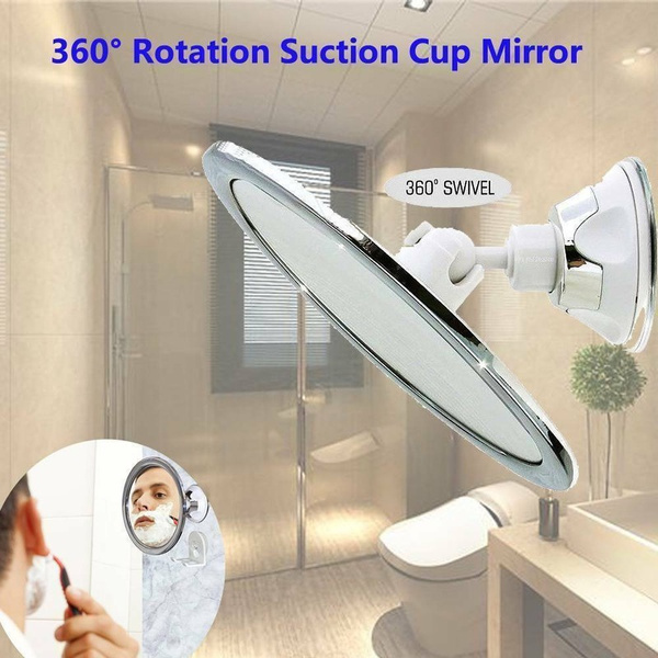 Acrylic Anti Fog Mirror Bathroom Tools Shower Shave Fogless Mirror Wall SuctZB E - Foto 3