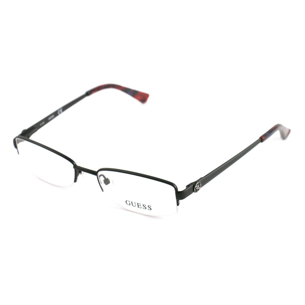 guess semi rimless eyeglass frames