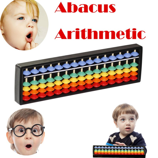 Colorful Abacus Arithmetic Soroban Maths Calculating Tools Educational Toy 