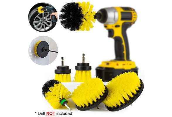 2/3.5/4 Inch Electric Drill Brush Drill Grout Power Scrubber Turbo Cleaning  BrushBathroom Kitchen Cleaning Brush Electric Scrubber Scrub Bit