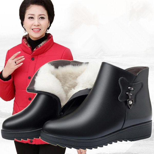 thermal snow ankle boots