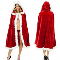 womencloak, christmasclothing, hooded, velvet