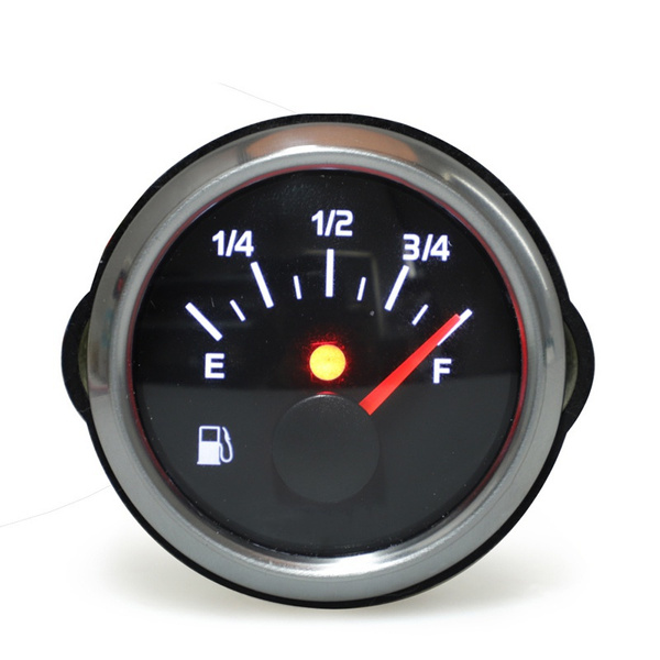 52mm Car Oil Level Gauge Marine Oil Tank Level Indicator 12/24V Wish