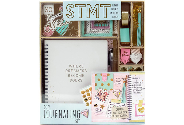 STMT DIY Journaling Set by Horizon Group USA, Personalize & Decorate Your  Planner/Organizer/Diary with Stickers,Gems,Glitter Frames,Glitter  Clips,Magnetic Bookmarks,Tassel Keychain & More.Pen Included