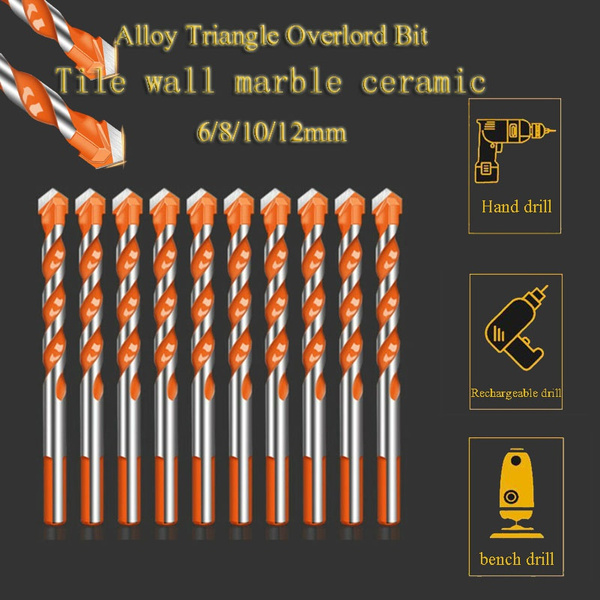 Triangle discount drill bit