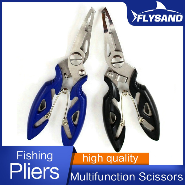 Fishing Plier Scissor Braid Line Lure Cutter Hook Remover etc. Tackle Tool  Cutting Fish Use Tongs Multifunction Scissors