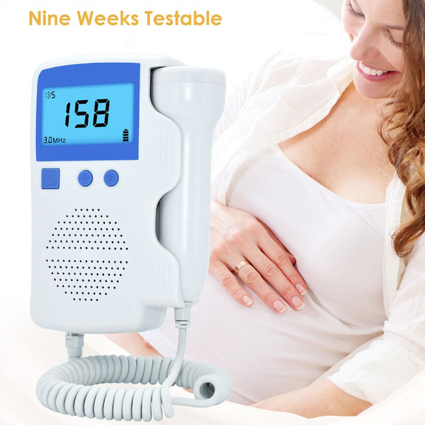 3.0mhz Doppler Fetal, Heart Rate Monitor - Pregnancy Baby Fetal