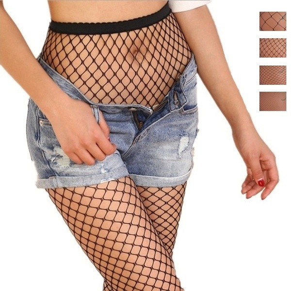 big fishnet tights