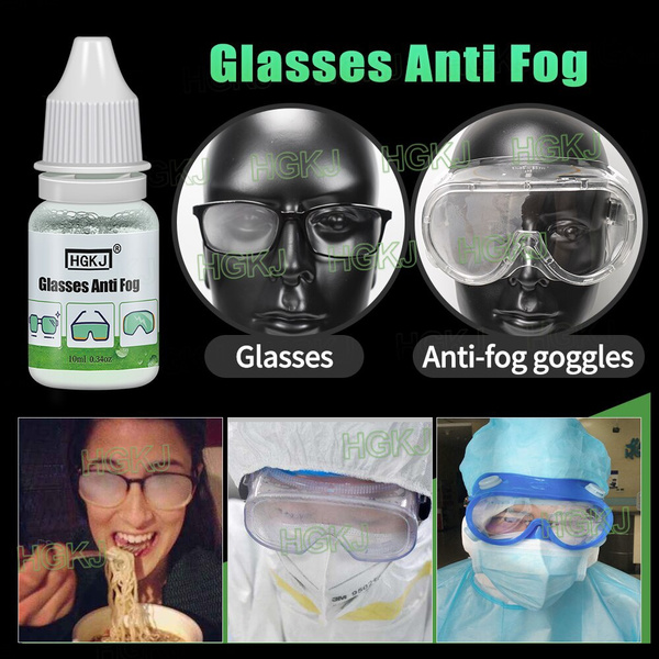 HGKJ Glasses Anti Fog Spray Eyeglass Defogger Glasses Safety Portable Glasses Cleaner Sunglasses