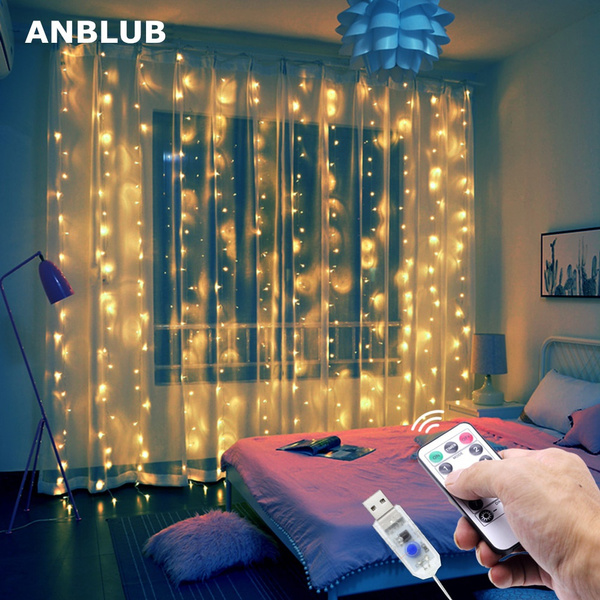1-10m USB LED Fairy Festoon String Lights Christmas Garlands Lamp for Home Decor