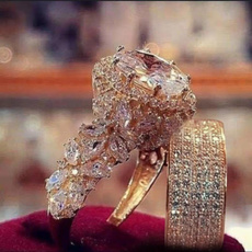 Beautiful, Fashion, wedding ring, gold