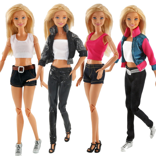 Up Barbie doll's jeans mini