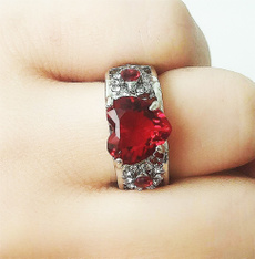 Sterling, Heart, heart ring, Jewelry
