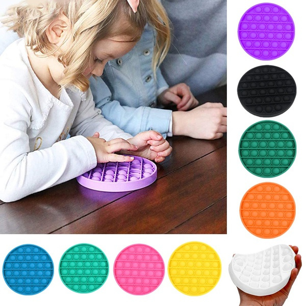 Push Pop Pop Bubble Sensory Fidget Toy Autism Stressful Relief Silent Classroom 