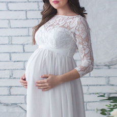 gowns, Polyester, Lace, pregnant