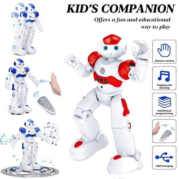 Robots Gifts for 8+ Years Old Kids Robot Toy Programmable Smart Sensing Music Robot Toy Birthday