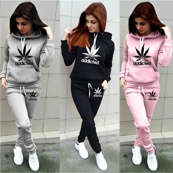 Girls branded sales tracksuits