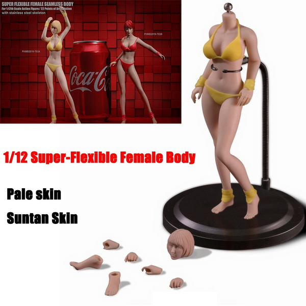 TBLeague 1/12 Super-Flexible Female Body Head girl Model Seamless Figure  Toy 6 Action Figure Toy Accessories