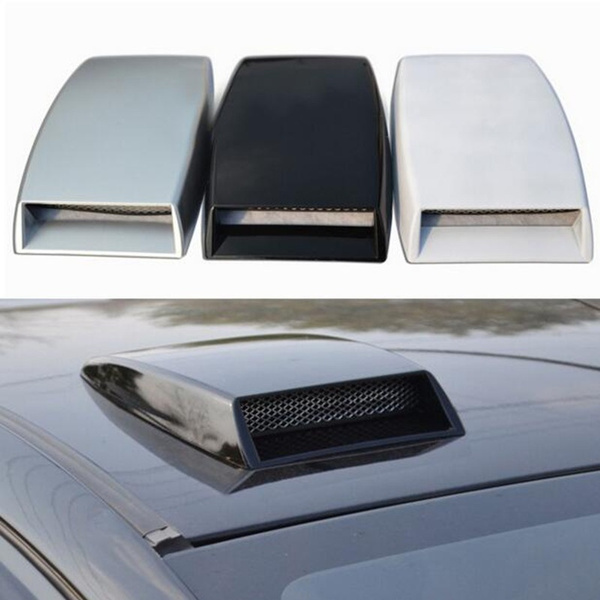 New Car Styling Air Flow Intake Scoop Side Vents Decorative Universal Turbo  Bonnet Vent Cover Car Stickers Exterior Accessories Car Fake Air Outlet  Hood Fake Air Outlet Hood Decorative Air Outlet Modified