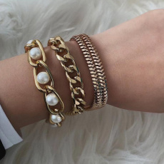 Heavy, gold bracelet, Chain, Bracelet