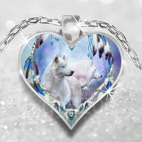 A 2025 wolf necklace