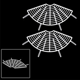uxcellPlastic Bike Bicycle Net Style Rear Wheel Skirt Dress Guard Protector Pair White uxcellPlastic Bike Bicycle Net Style Rear Wheel Skirt Dress Guard Protector Pair White