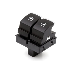 New Chrome Drivers Side Window Control Switch Button for VW Golf GTI ...