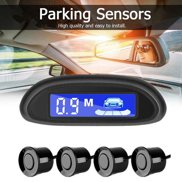 Car LED Parking Sensor Backlight Display Reverse Backup Radar Monitor ...