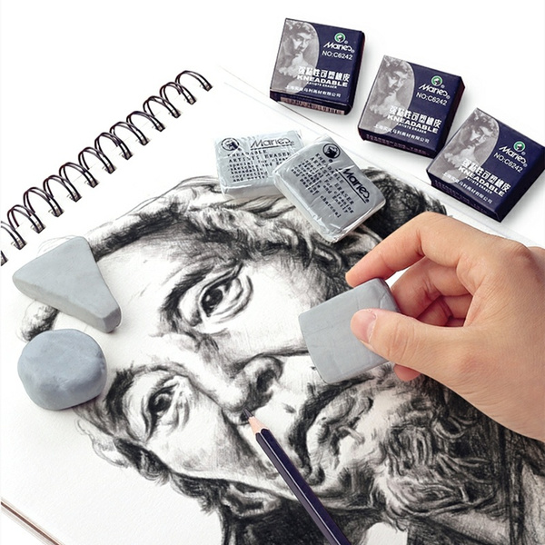 Kneaded Rubber Art Sketch Drawing Eraser Pencil Pastel Pencil Eraser  Plastic YES