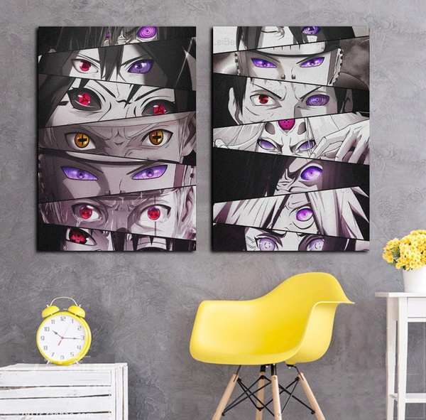 Naruto Eyes (Anime eyes) Canvas Art Print