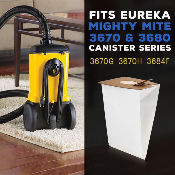 MM Vacuum Bags Compatible With Eureka Mighty Mite 3670 3680 4100 - Foto 8