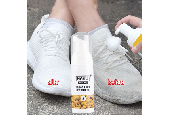 HGKJ Foam Shoe Cleaner Kit 50ml for Sneaker White Shoes Remove