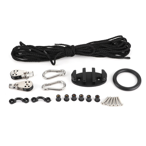 Kayak Anchor Trolley Kit System Anchor Trolley Kit With Rope Pulley Pad ...