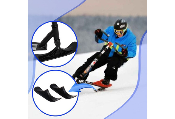 Ski Sled Snow Scooter, Kids & Adults Winter Snowboard Sled Bikes