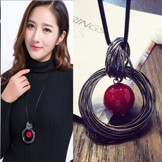 Fashion Jewelry, Fashion, Chain, pearlballnecklace