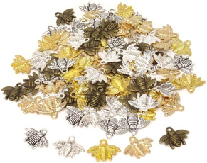 Craft, alloybee, zipperpull, honeybeecharmpendant