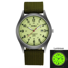 Fashion, watches for men, nylonstrapwatch, Army