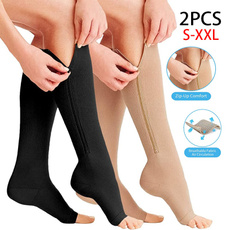 Zip, stretchysock, stockingstight, Socks
