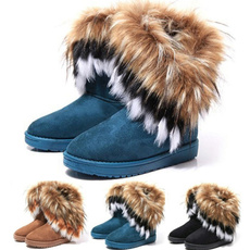 ankle boots, Fashion, fur, Winter