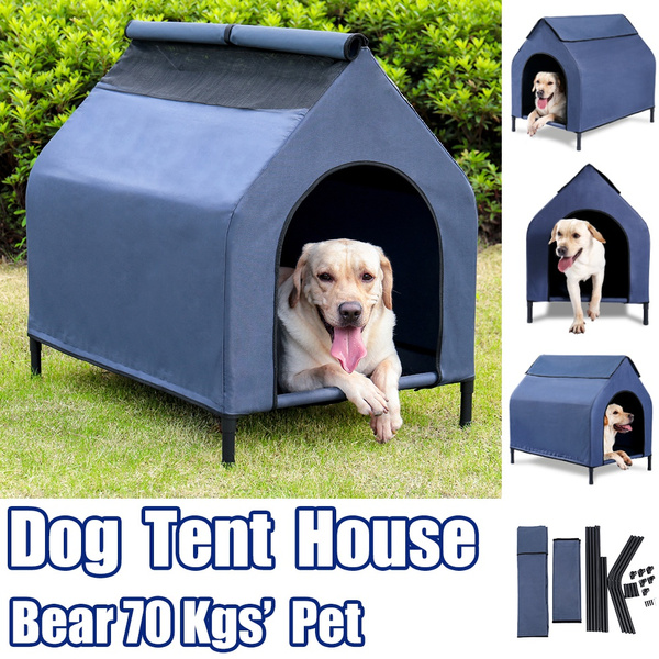 Picture of Elevated Portable Large Dog House Camping Tent,Waterproof Oxford Puppy ...