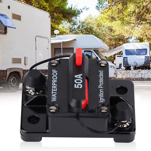 Suuonee 48V 50A Manual Reset Circuit Breaker – For Trucks, RVs & Boats