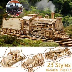 Christmas, 3dwoodenmodel, Truck, woodenpuzzle3d