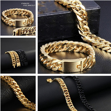 black bracelet, Fashion, Jewelry, hiphopbracelet