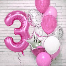pink, latex, foilballoon, birthdayanniversarypartyfestivaldecoration