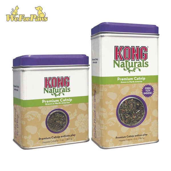 New KONG-Naturals Premium Catnip Entices Play Gives Cat Kitten Pleasure ... - Catnip Filled Kongs
