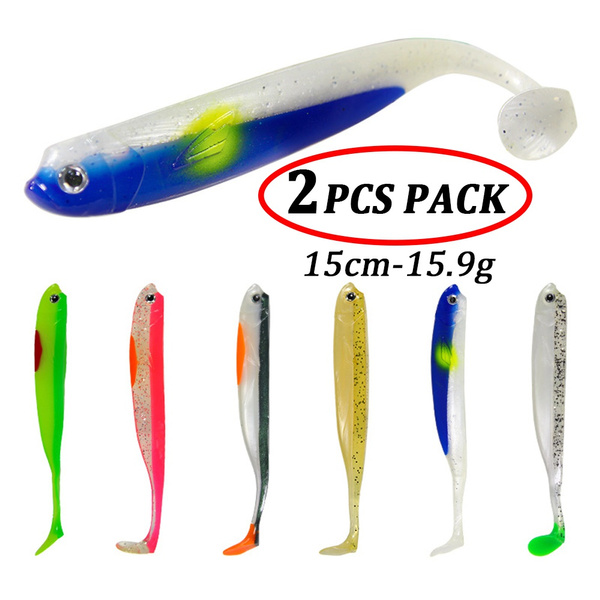 15.9g/15cm Seawater Silicone Soft Fishing Lures Fish Bait Artificial Worm Fish  Lure Sinking Swimbait Fishing Tackle